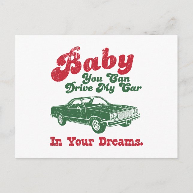 Postal Chevrolet El Camino De 1977 (Anverso)