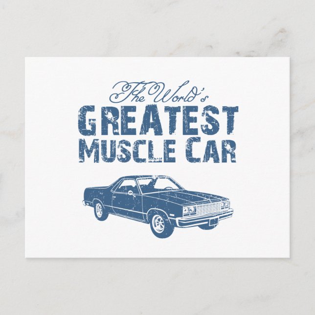 Postal Chevrolet El Camino De 1977 (Anverso)