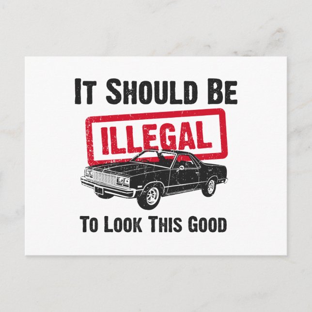 Postal Chevrolet El Camino De 1977 (Anverso)