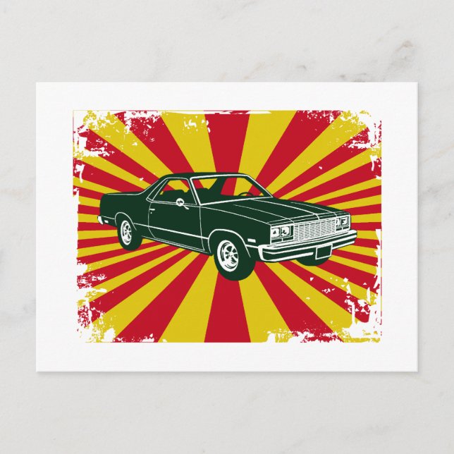 Postal Chevrolet El Camino De 1977 (Anverso)