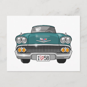 Postal Chevrolet Impala 1958