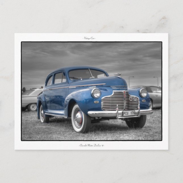 Postal Chevrolet Master DeLuxe '41 (Anverso)