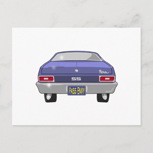 Postal Chevrolet Nova SS 1970 (Anverso)