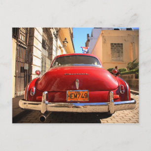Postal Chevrolet Rojo