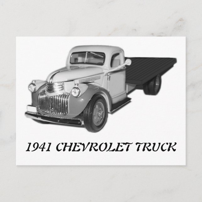 Postal CHEVROLET TRUCK 1942 Chevy (Anverso)