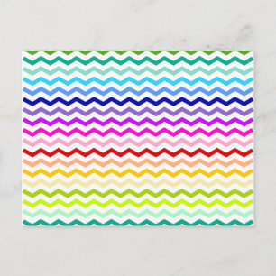 Postal Chevron arcoiris