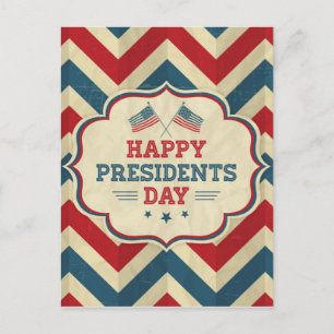 Postal chevron del día del presidente