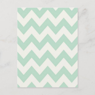 Postal Chevron verde claro
