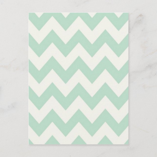 Postal Chevron verde claro (Anverso)