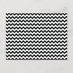 Postal Chevrons blancos negros