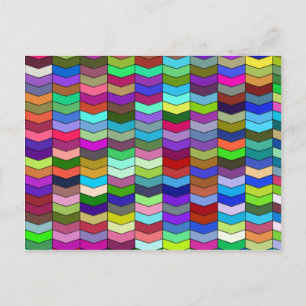 Postal Chevrons Postcard