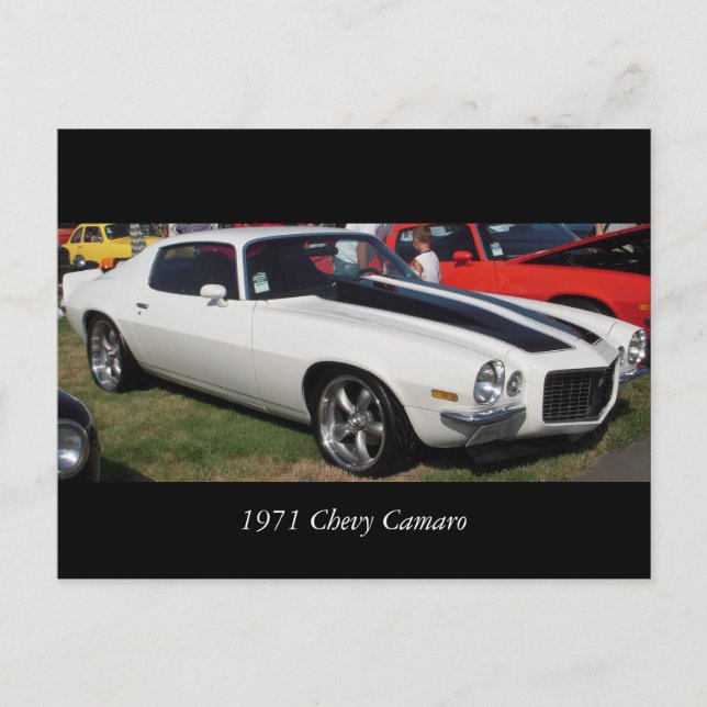Postal Chevy Camaro 1971 (Anverso)