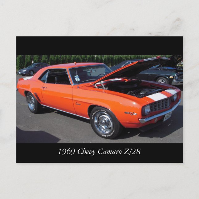 Postal Chevy Camaro Z/28 1969 (Anverso)