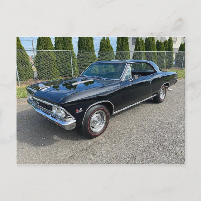 Postal Chevy Chevelle 66 (Anverso)