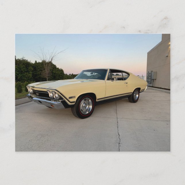Postal Chevy Chevelle 68' (Anverso)