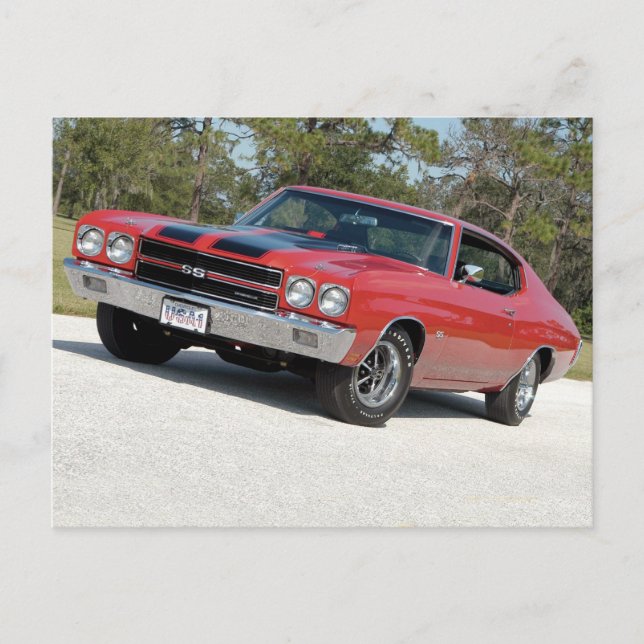 Postal Chevy Chevelle SS 454 LS6 de 70' (Anverso)