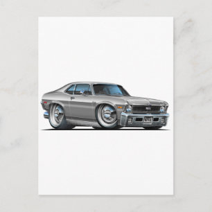 Postal Chevy Nova Silver Car
