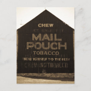 Postal Chew Mail Pouch Tabacco Barn - Sepia Finish