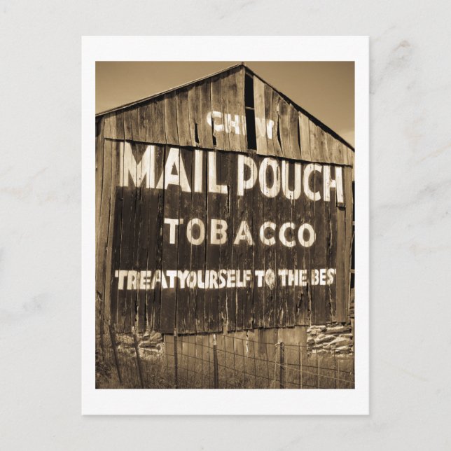Postal Chew Mail Pouch Tabaco Barn (Anverso)