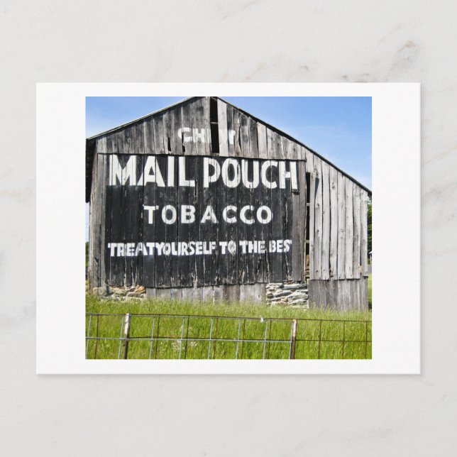 Postal Chew Mail Pouch Tobacco, Old Barn (Anverso)