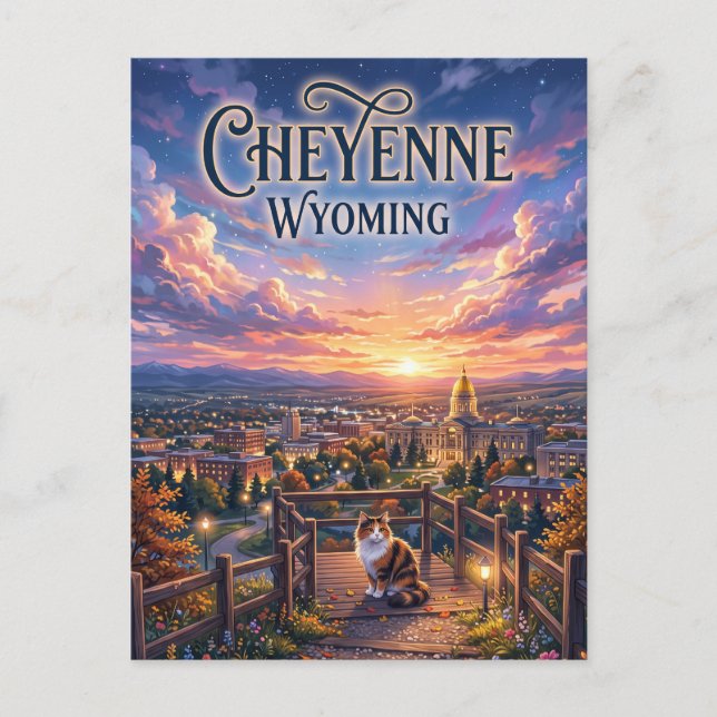 Postal Cheyenne EE. UU. (Anverso)