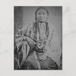 Postal Cheyenne Indian Woman Vintage Stereoview Card