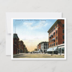 Postal Cheyenne WY View Vintage 1910