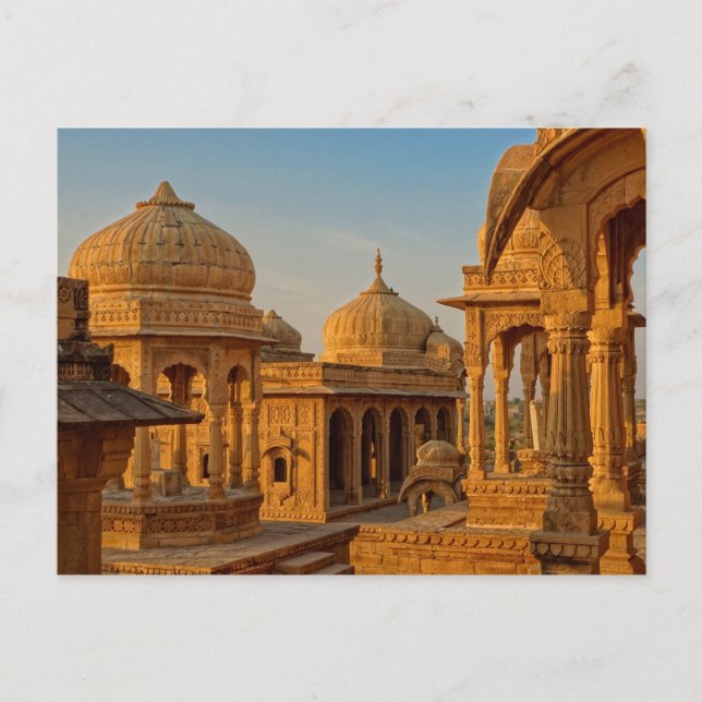 Postal Chhatris de Bada Bagh (Anverso)