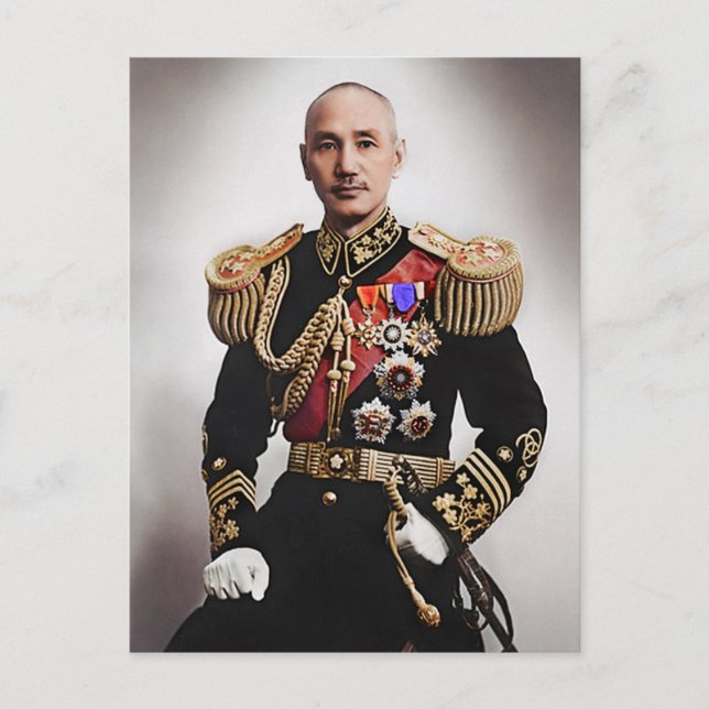 Postal Chiang Kai-shek (Anverso)
