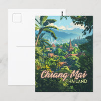 Chiang Mai Tailandia Templos de Asia Montañas Vint