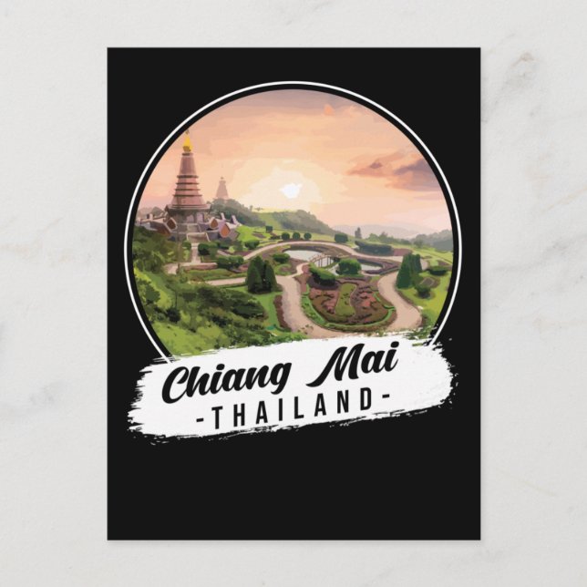 Postal Chiang Mai Thailand Souvenir (Anverso)