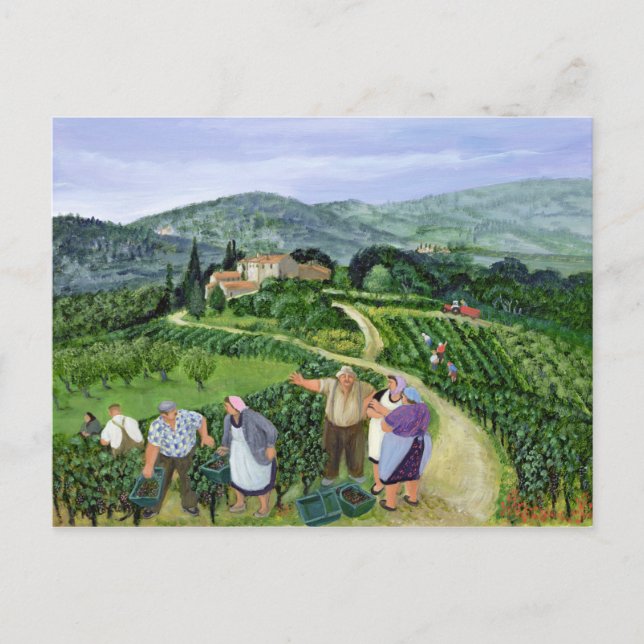 Postal Chianti Classico Villa Trasqua (Anverso)