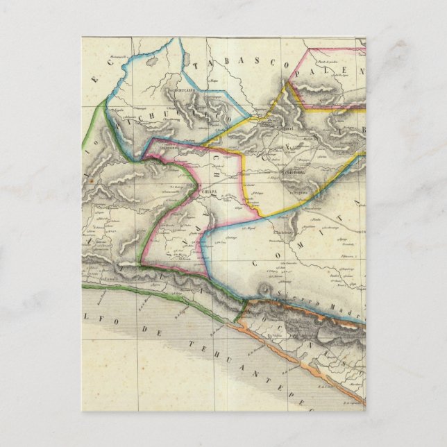 Postal Chiapas, México (Anverso)