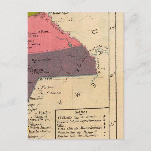 Postal Chiapas, México 2 (Anverso)