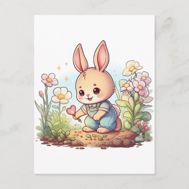 Postal Chibi animal (Anverso)