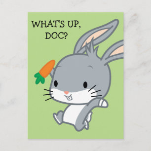 Postal Chibi BUGS BUNNY™ Con Carrot