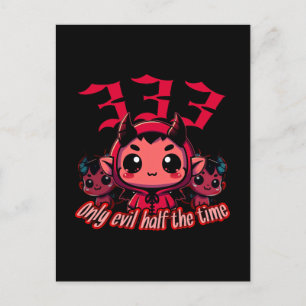Postal Chibi Devil - 333 Sólo maldad la mitad del tiempo