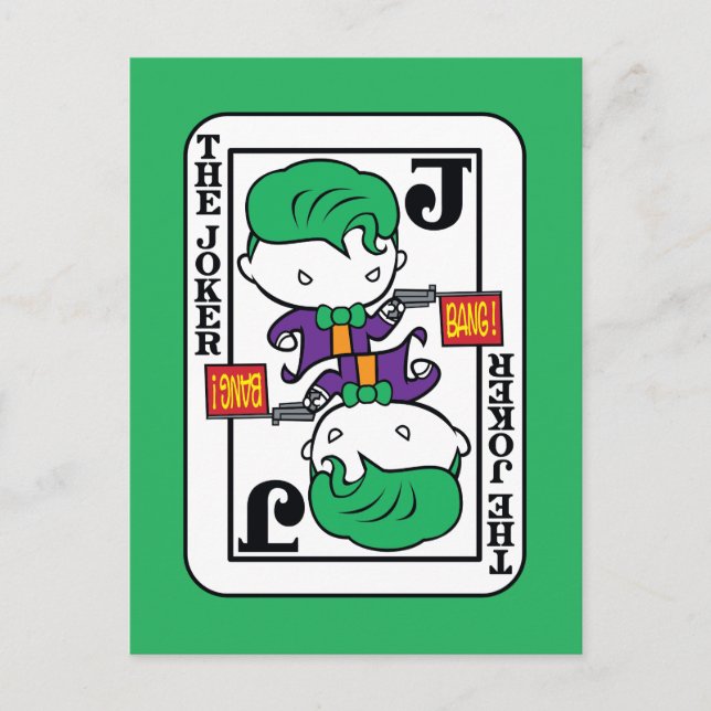 Postal Chibi Joker Play Card (Anverso)