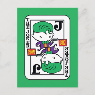 Postal Chibi Joker Play Card