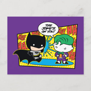 Postal Chibi Joker Pranking Chibi Batman