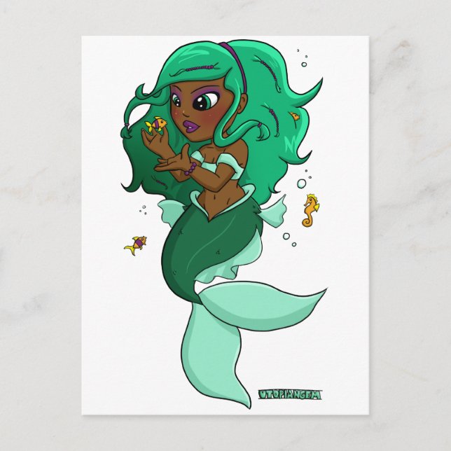 Postal Chibi Pisces (Anverso)