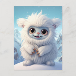 Postal Chibi Yeti Postcard