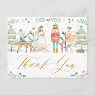 Postal Chic El Ballet Del Cascanueces Navidad Gracias