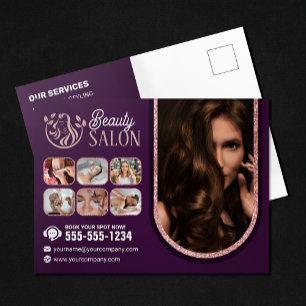 Postal Chic Rose Gold Spa de Belleza Cabello Uñas Maquill