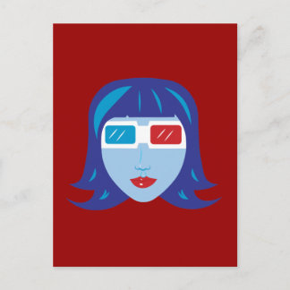 Postal chica 3D