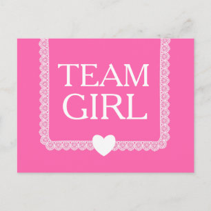 Postal Chica A02 del equipo rosa revelado por género