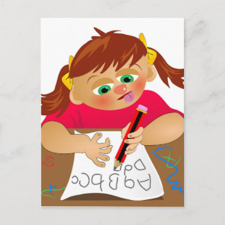 Postal Chica Abc