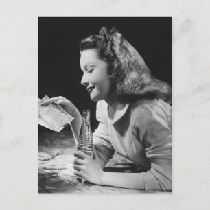 Postal Chica adolescente