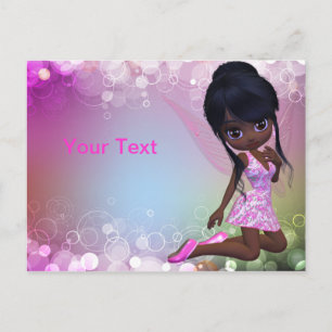 Postal Chica afroamericana