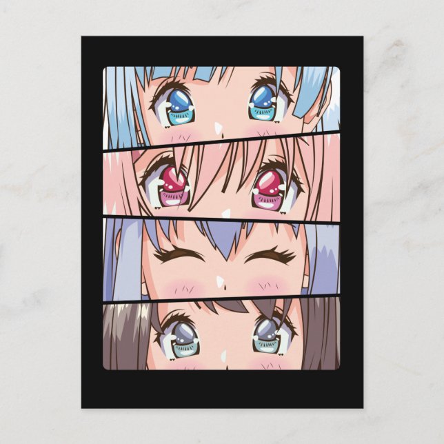 Postal Chica anime a Japón cómic manga anime (Anverso)